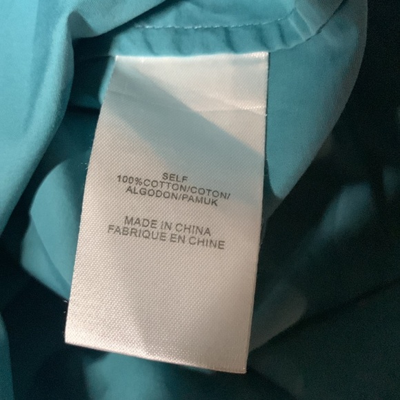 Tibi Aqua Blue Off-Shoulder Dress - Picture 5 of 5